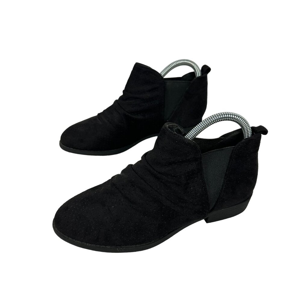 Cityclassified Black Girls Ankle Boots Size 6